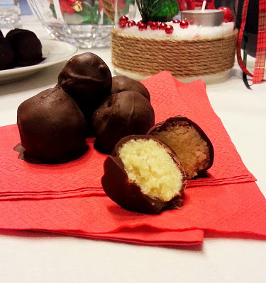 Σοκολατάκια με χειροποίητο marzipan