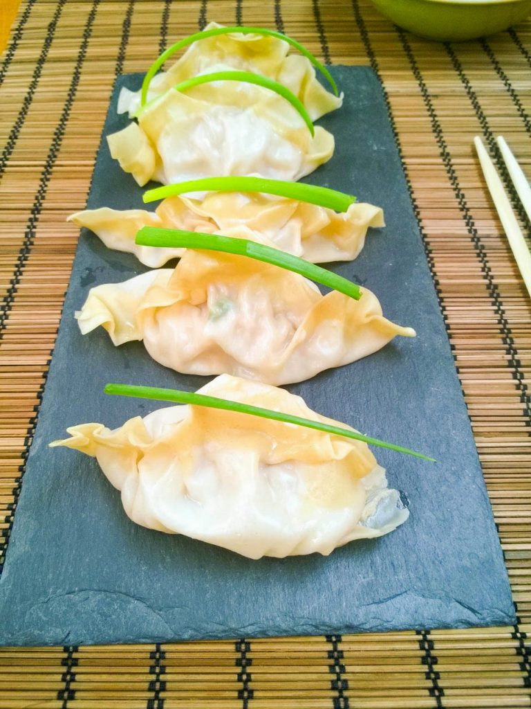 Dumplings (κινέζικα ραβιόλια) στον ατμό