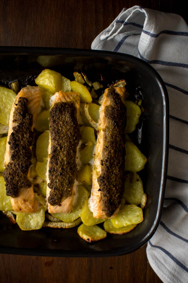 salmon potatoes fennel tray 12