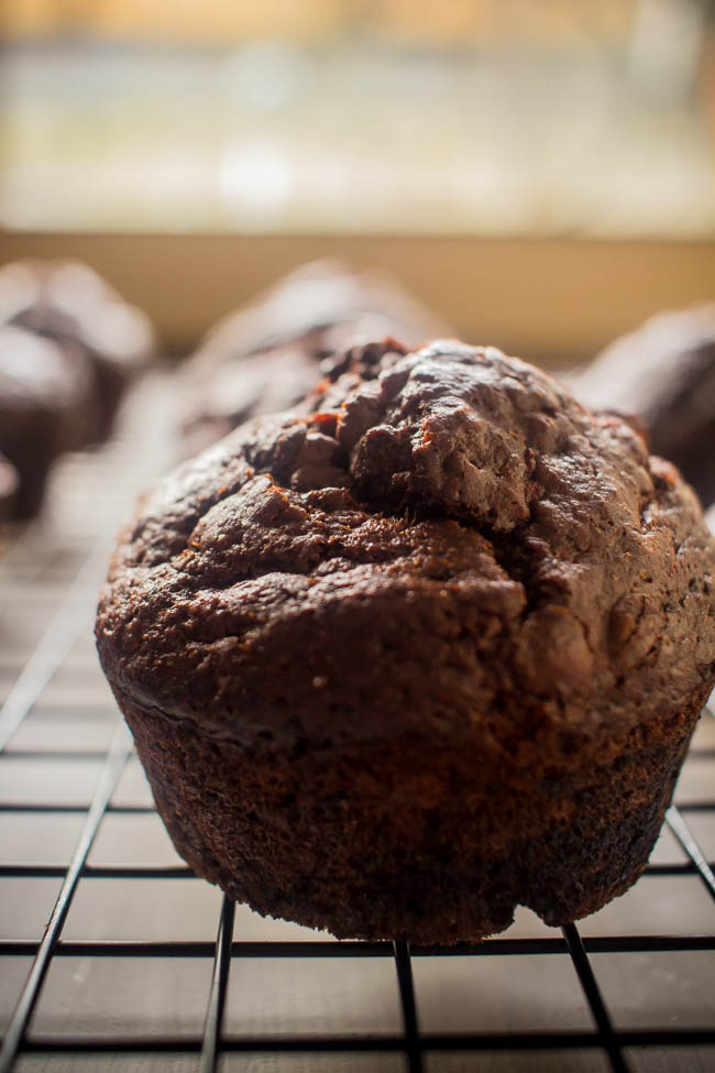 banana chocolate yoghurt muffins 4