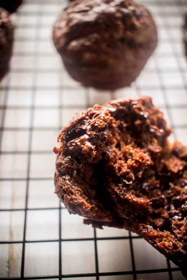 banana chocolate yoghurt muffins 5