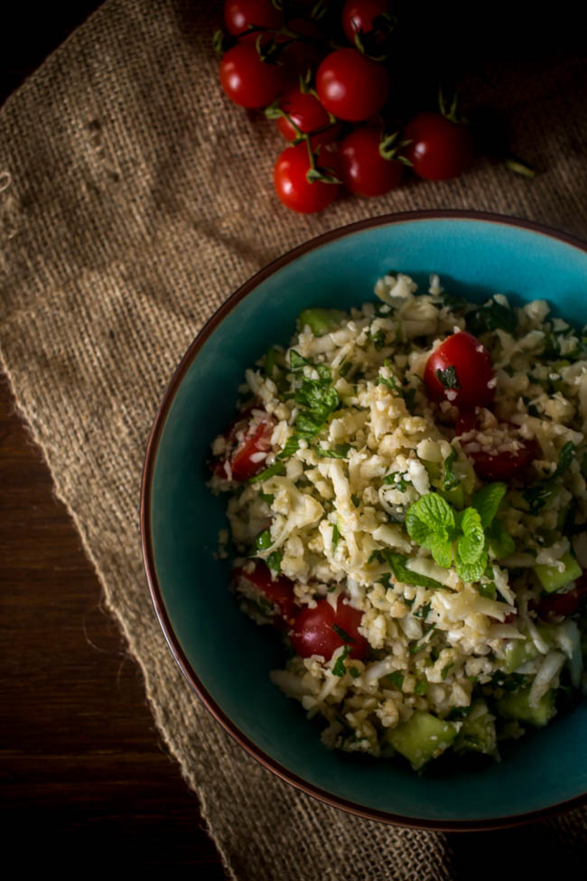 cauliflower rice tabouleh 2