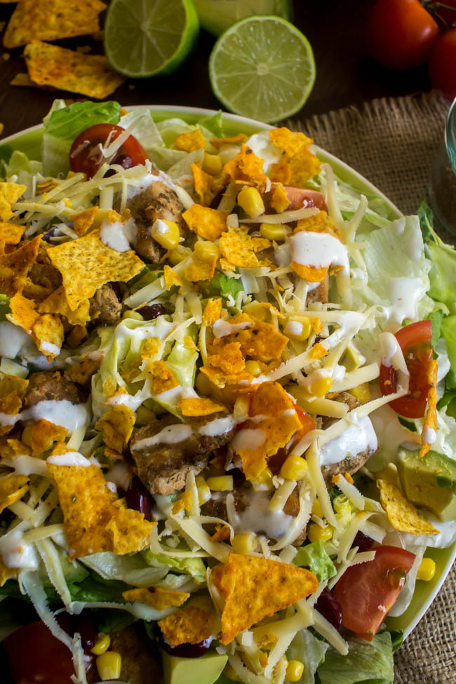 chicken taco salad 2