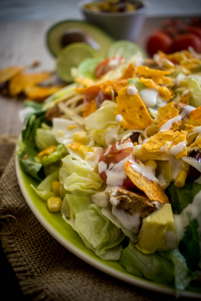 chicken taco salad 5