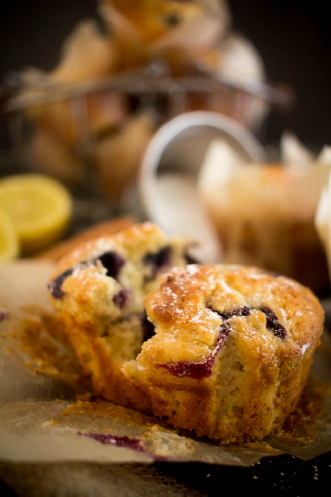 lemon blueberry muffins 5