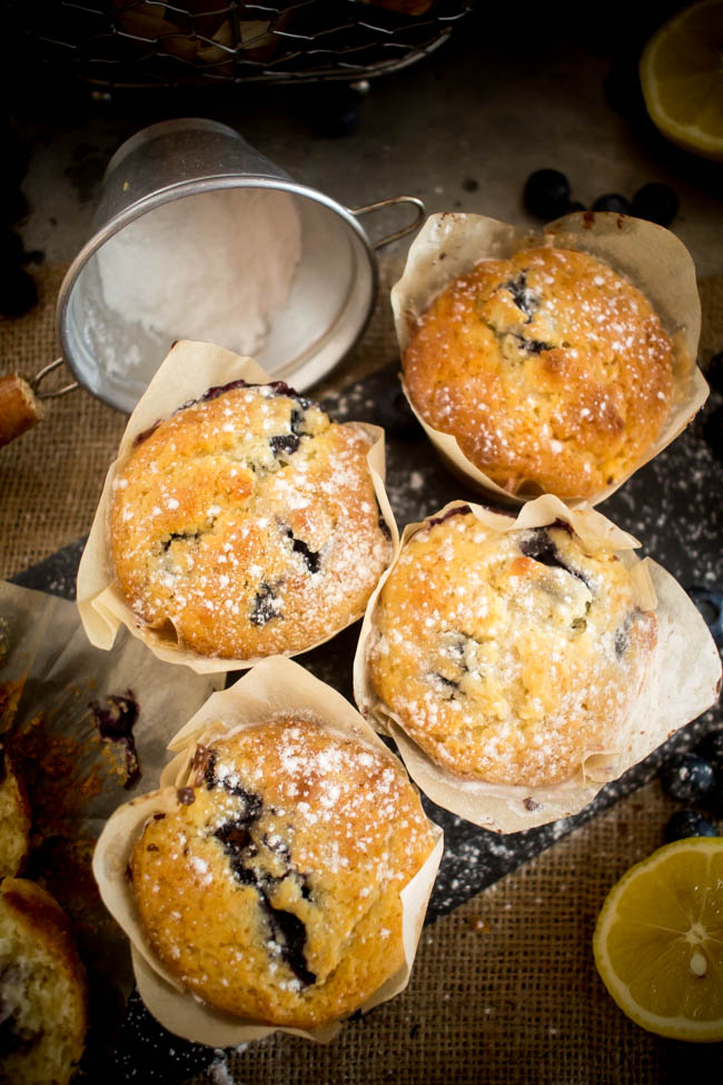 lemon blueberry muffins 7