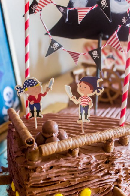 Το πειρατικό πάρτυ για τα 5α γενέθλια του Γιώργου και η τούρτα – πειρατικό καράβι