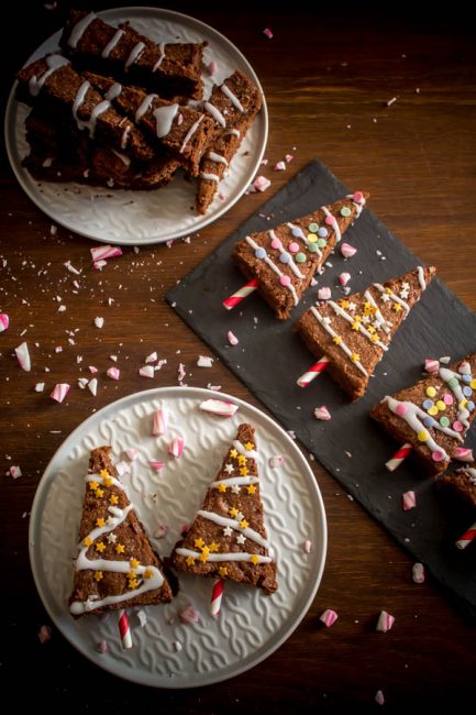 Brownies με σοκολάτα και μέντα