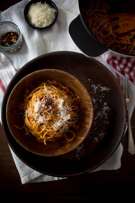 Spaghetti all’ Amatriciana