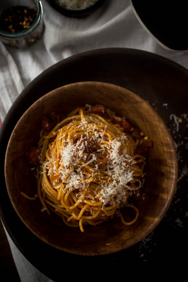 spaghetti all' amatriciana 2