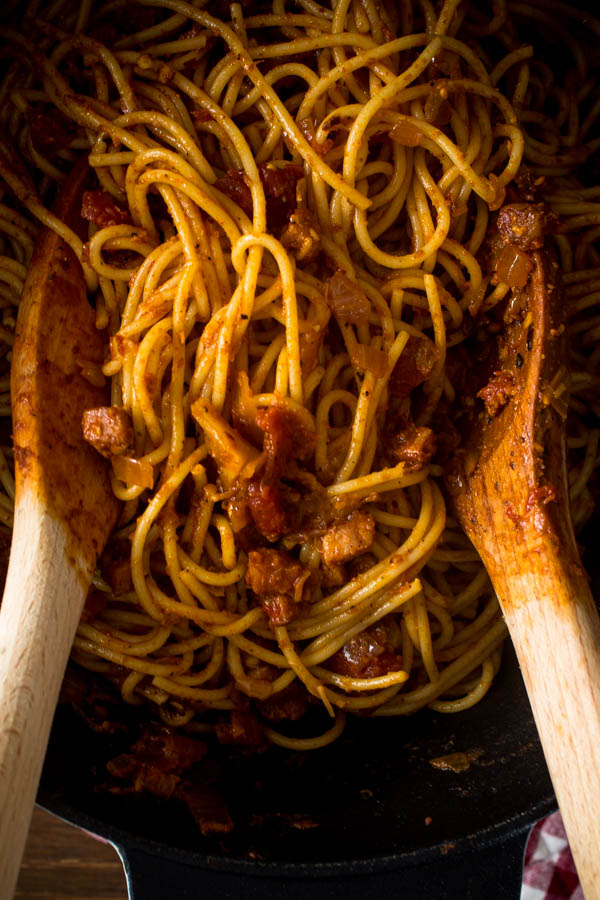 spaghetti all' amatriciana 5