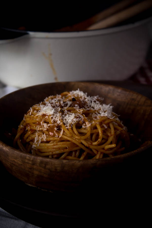 spaghetti all' amatriciana 6