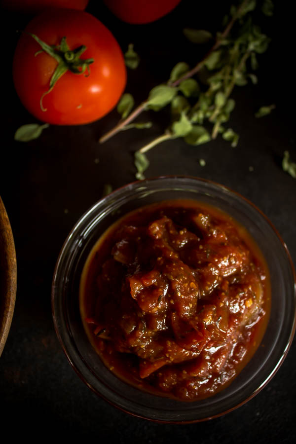 stuffed meatballs & tomato chutney 6