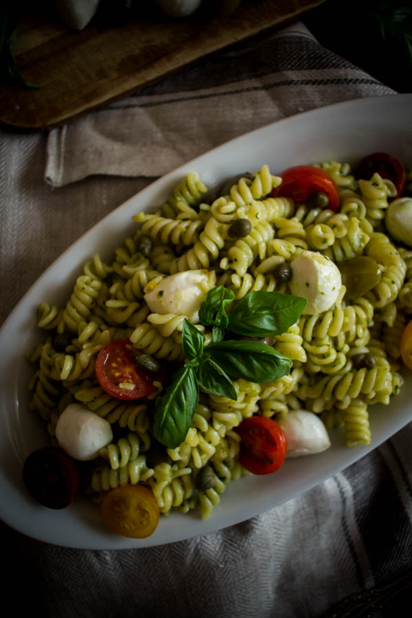 mediterranean pesto pasta salad 7