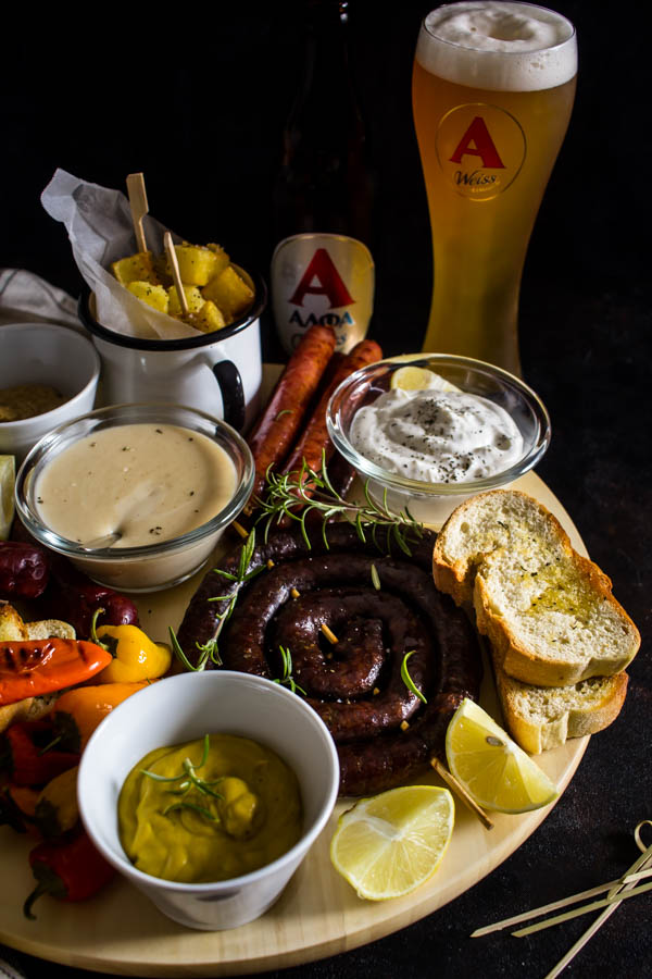 sausage beer platter 2