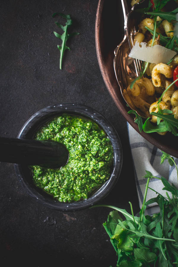 arugula pesto chicken pasta 2 (1 of 1)