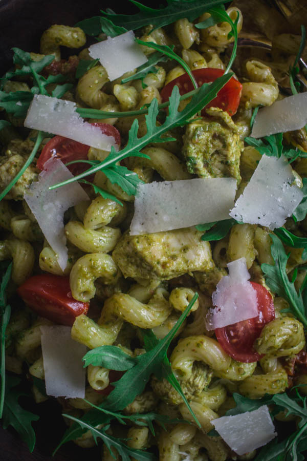 arugula pesto chicken pasta 4 (1 of 1)