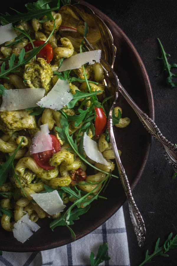 arugula pesto chicken pasta 5 (1 of 1)