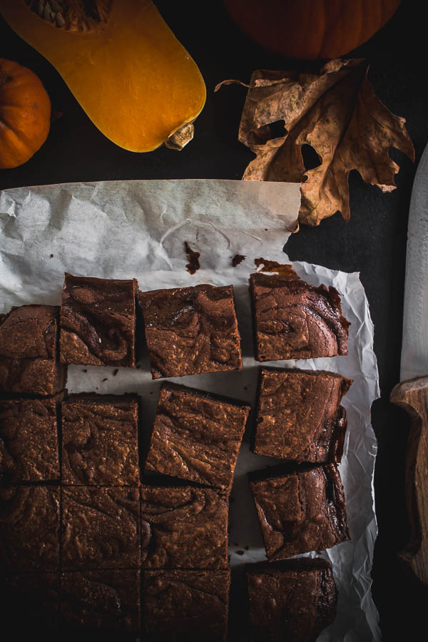 pumpkin brownies 2