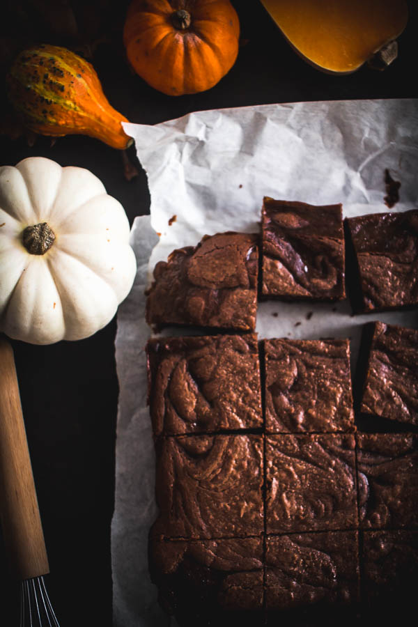 pumpkin brownies 3