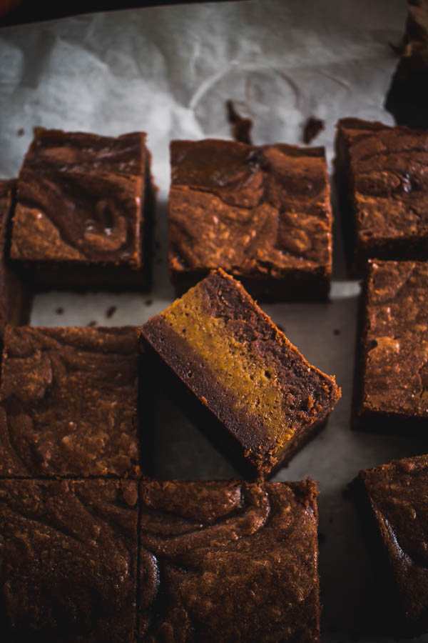 pumpkin brownies 4