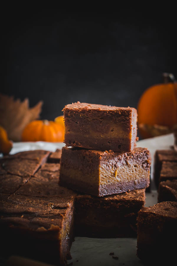 pumpkin brownies 5