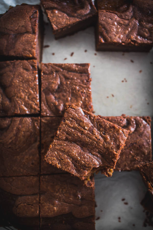 pumpkin brownies 7