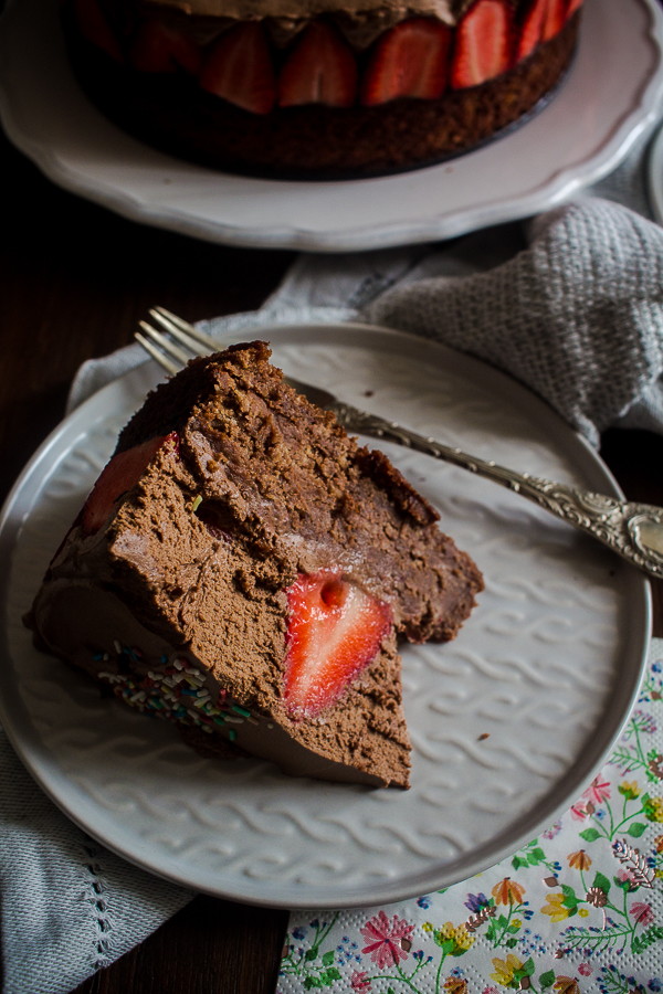 chocolate strawberry cake-4
