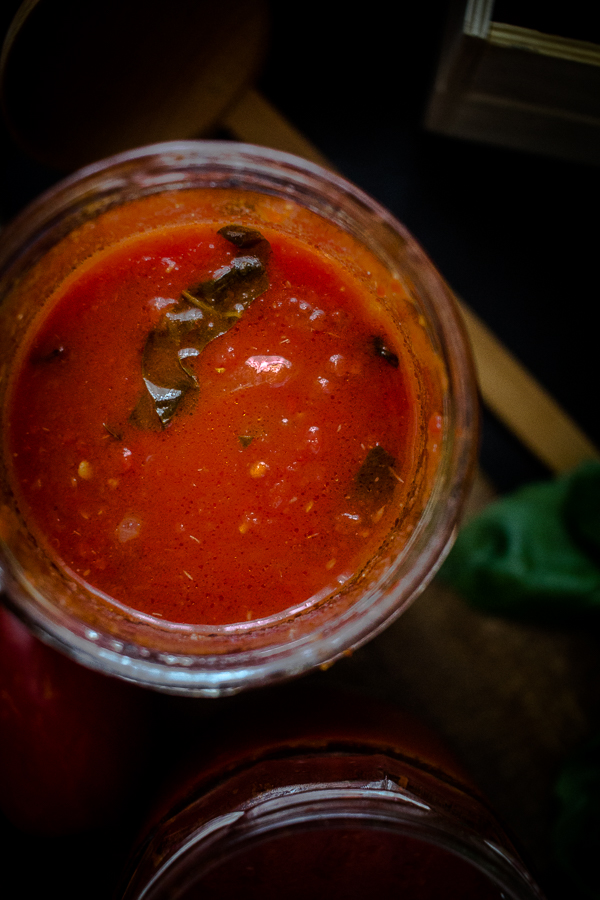 tomato basil pasta sauce-4