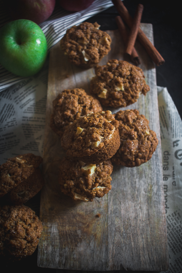 apple cinnamon oat muffins-2