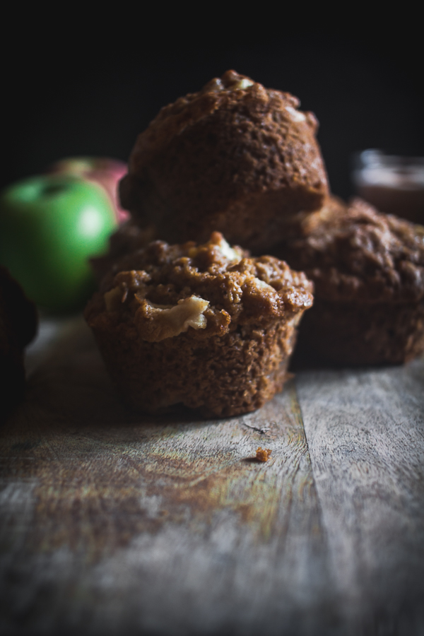 apple cinnamon oat muffins-6