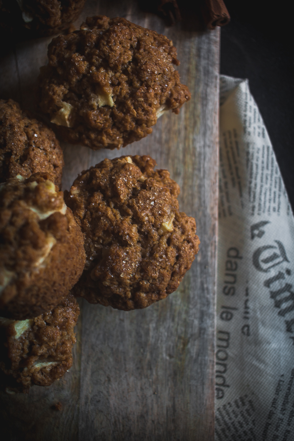 apple cinnamon oat muffins-7