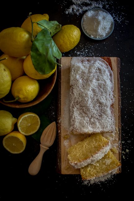 Κέικ λεμονιού με καρύδα