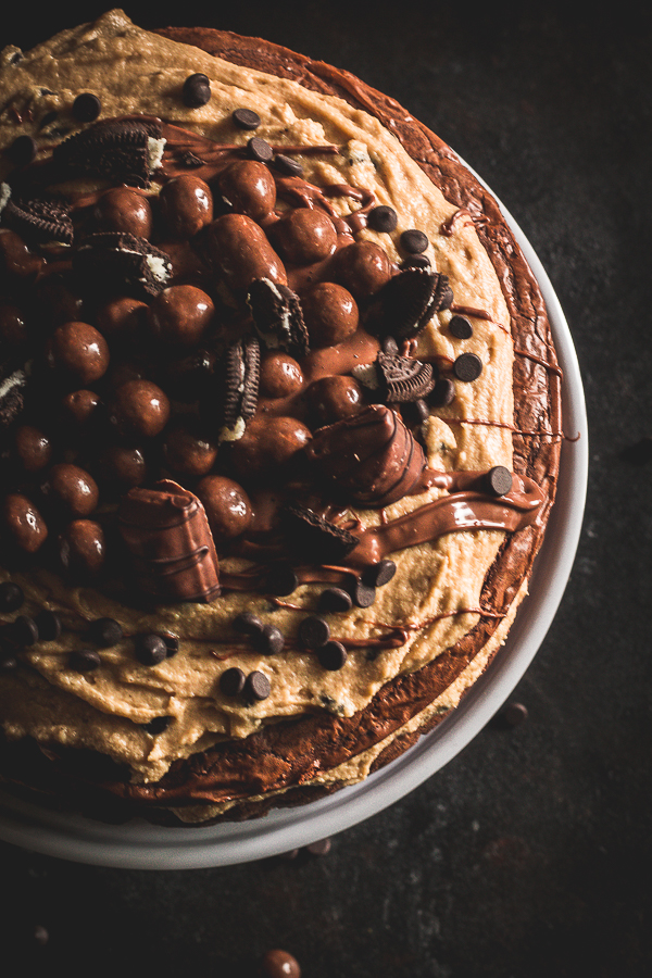 brownie cookie dough cake-3