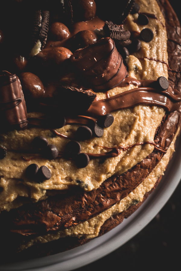 brownie cookie dough cake-4