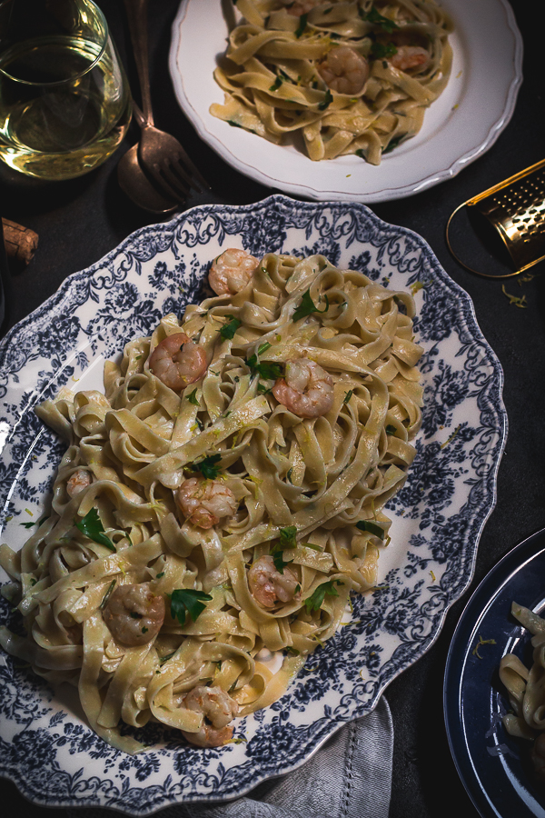 shrimp cream cheese pasta-2