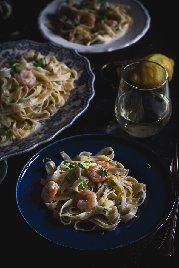 shrimp cream cheese pasta-4