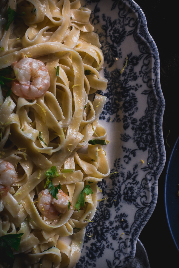 shrimp cream cheese pasta-8